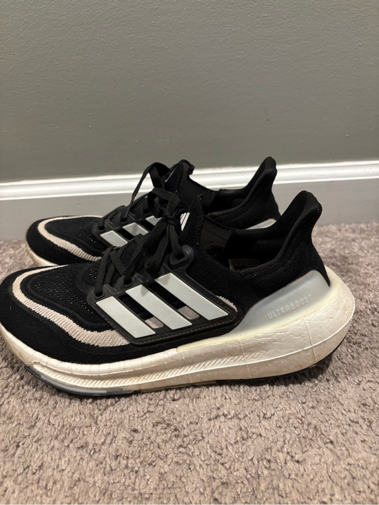 adidas Shoes - Adidas UltraBoost Light Running Shoes Black / White Women’s Sizs 8 HQ6345